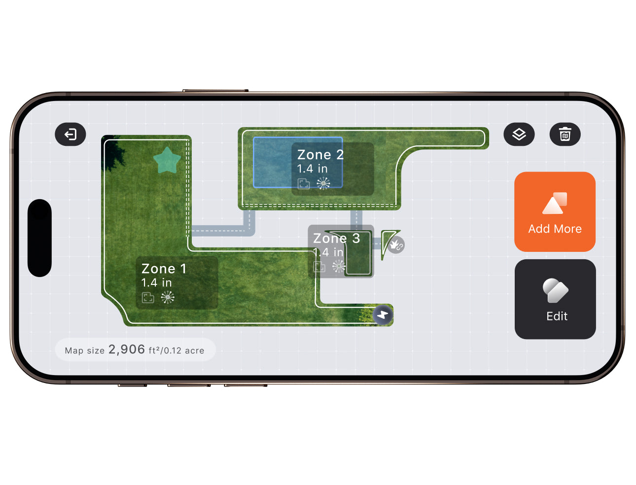 Navimow app zones