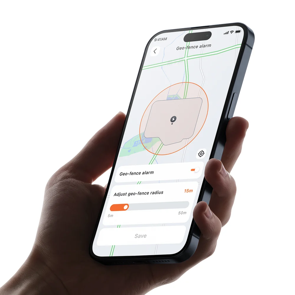 Geo-fence alarm