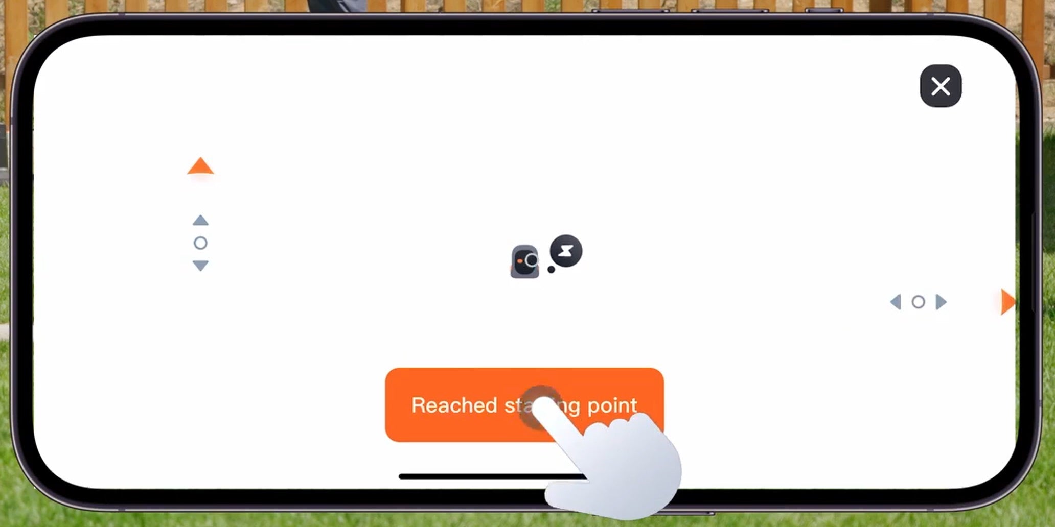 Reached starting point for mapping